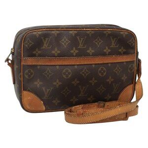 Authentic LOUIS VUITTON Monogram Trocadero 27 Shoulder Bag M51274 LV